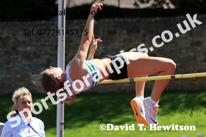 Heptathlon high jump, 2025 EAP International Combined Events, Hexham, Northumberland.  Photo: David T. Hewitson/Sports for All Pics